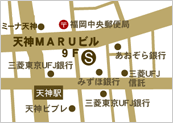 博多院の地図